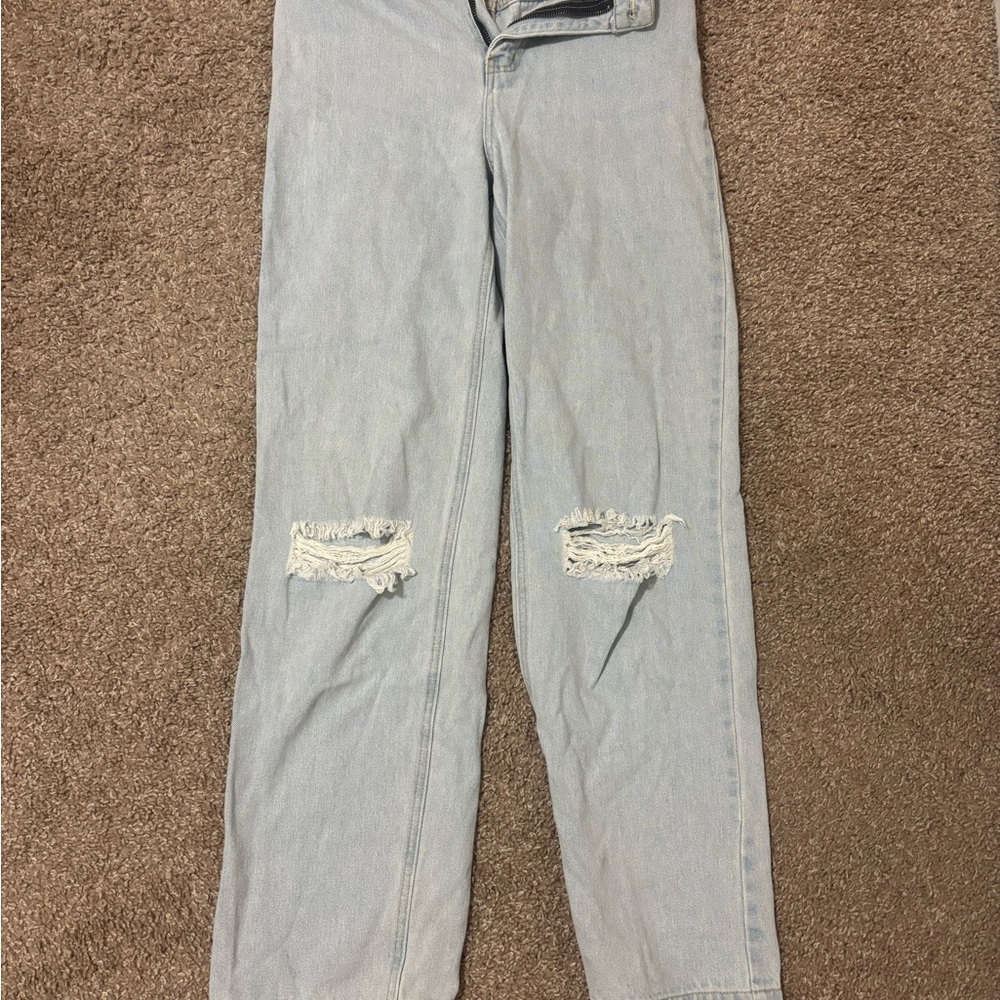 Princess Polly Light Wash Denim Jeans